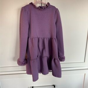 Janie and Jack Lavender Ruffle Dress